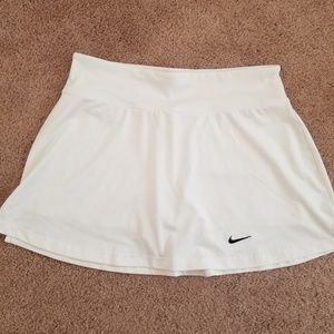White Nike skirt